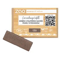 Zao Essence of Nature Refill Rectangle Eye Shadow - Intense Brown